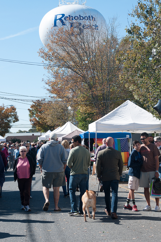Baltimore Avenue was closed to traffic Oct. 11 for the CAMP Rehoboth Block Party. BY DENY HOWETH